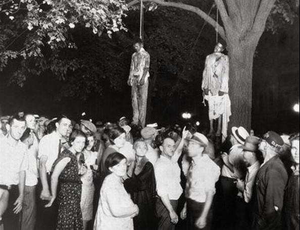 Speaks for itself!http://iconicphotos.wordpress.com/2009/08/12/lynching-of-young-blacks/