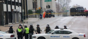 Is this, one of the greatest show of police force ever, protection or is it suppression?